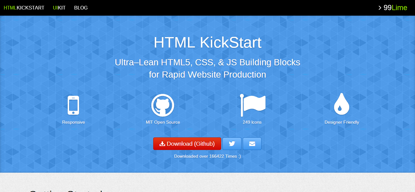 HTML KickStart Web Framework