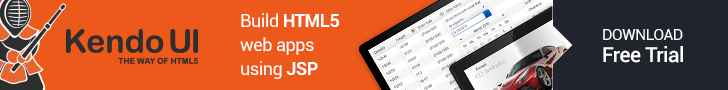 Build HTML5 web apps using JSP
